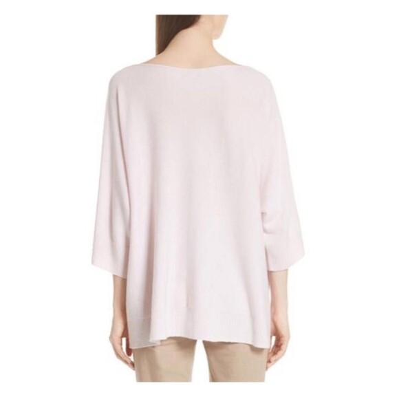 Lafayette 148 Women's 100% Cashmere Pullover Sweater Dolman Sleeve Pink Size XS - Picture 2 of 6